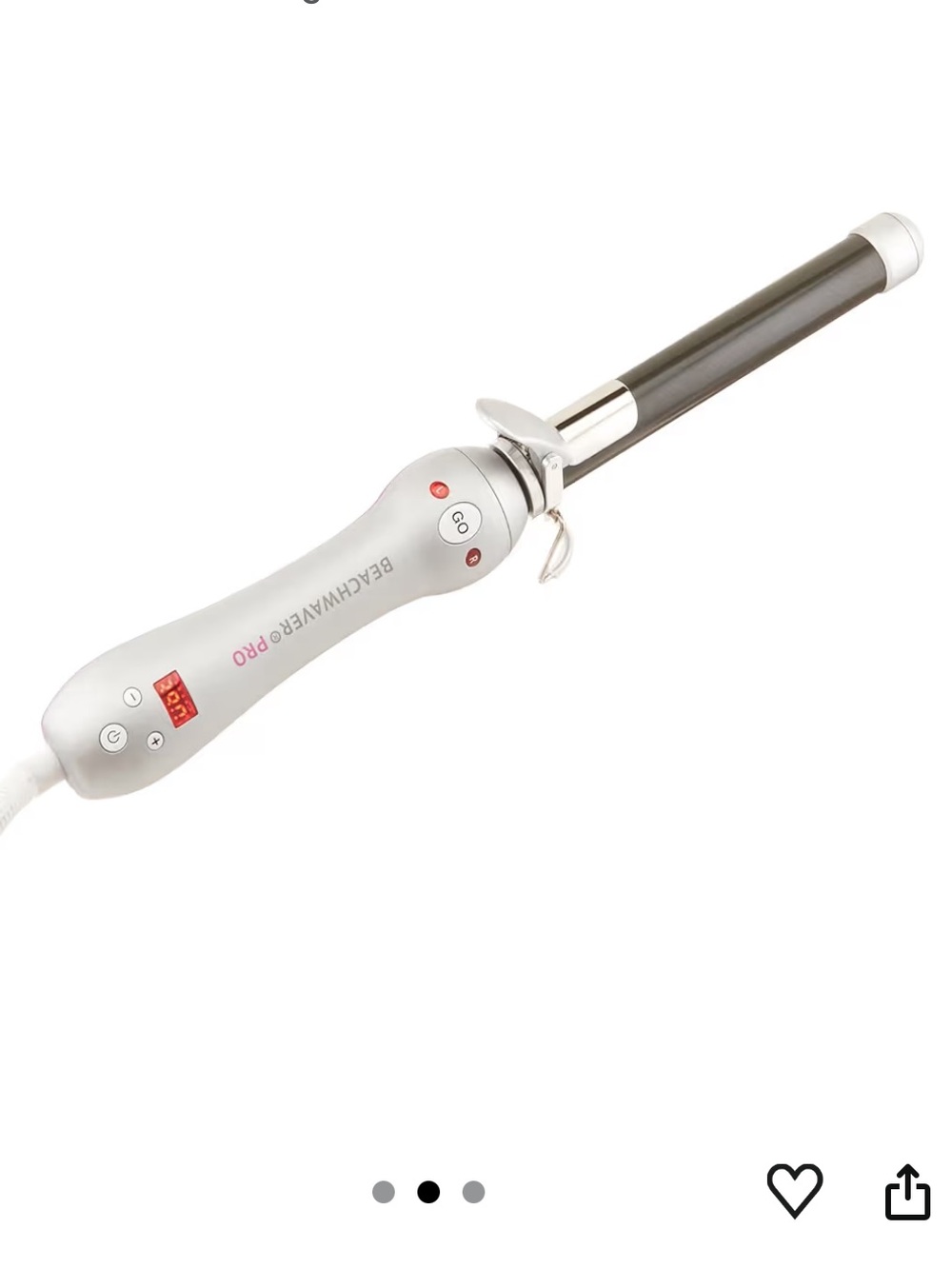 Beachwaver Pro White Curling Iron - Women Hair Tool